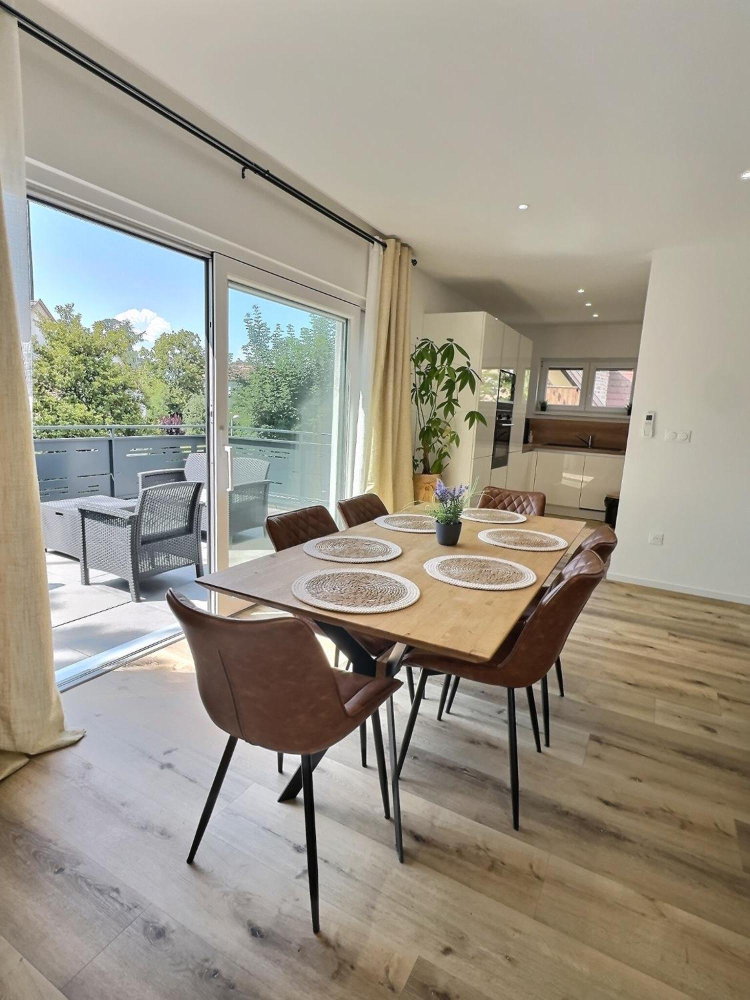 Appartement Alsace Neuf Garage, Parking Et Terrasse 科尔马 外观 照片